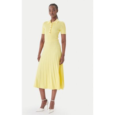 MICHAEL Michael Kors Strickkleid MT5834F33D Gelb Regular Fit M female MICHAEL Michael Kors Strickkleid MT5834F33D Gelb Regular Fit M female