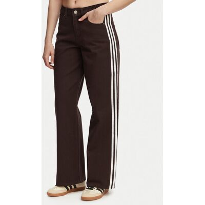 adidas Jeans Firebird KD2934 Braun Loose Fit 26_32 female adidas Jeans Firebird KD2934 Braun Loose Fit 26_32 female