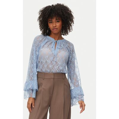 Vero Moda Bluse Loulou 10345400 Himmelblau Loose Fit L female Vero Moda Bluse Loulou 10345400 Himmelblau Loose Fit L female