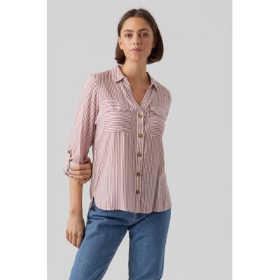 Vero Moda Hemd Bumpy 10275283 Rosa Regular Fit XS female Vero Moda Hemd Bumpy 10275283 Rosa Regular Fit XS female