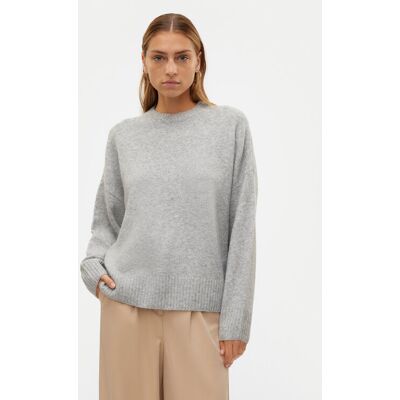 Vero Moda Pullover Boom 10320463 Grau Loose Fit L female Vero Moda Pullover Boom 10320463 Grau Loose Fit L female