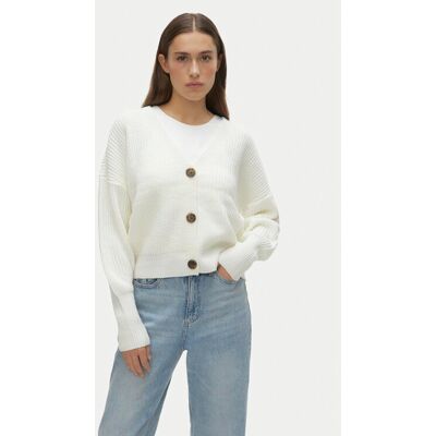 Vero Moda Strickjacke Lea 10249632 Weiß Regular Fit XL female Vero Moda Strickjacke Lea 10249632 Weiß Regular Fit XL female