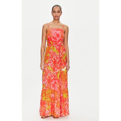 Gaudi Sommerkleid 511BD15015 Orange Regular Fit 42 female Gaudi Sommerkleid 511BD15015 Orange Regular Fit 42 female