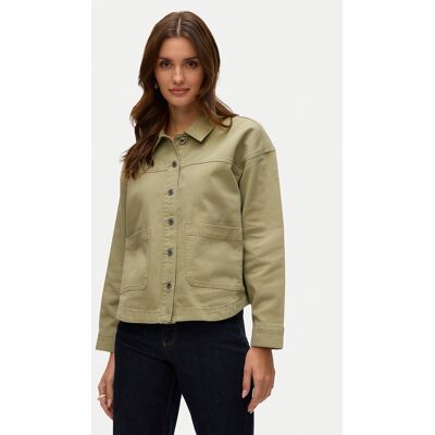 Vero Moda Jeanshemd Jamie 10331693 Grün Relaxed Fit S female Vero Moda Jeanshemd Jamie 10331693 Grün Relaxed Fit S female