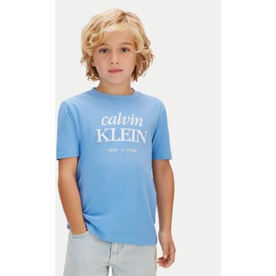 Calvin Klein Jeans T-Shirt LVCKSJA07B Himmelblau Regular Fit 16Y unisex Calvin Klein Jeans T-Shirt LVCKSJA07B Himmelblau Regular Fit 16Y unisex
