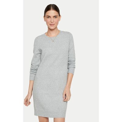 Vero Moda Strickkleid 10215523 Grau Relaxed Fit S female Vero Moda Strickkleid 10215523 Grau Relaxed Fit S female