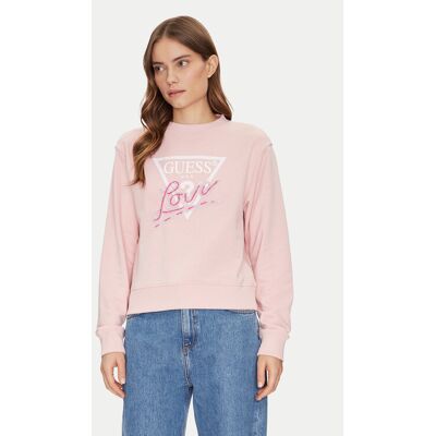Guess Sweatshirt W5GQ05 KB683 Rosa Regular Fit L female Guess Sweatshirt W5GQ05 KB683 Rosa Regular Fit L female