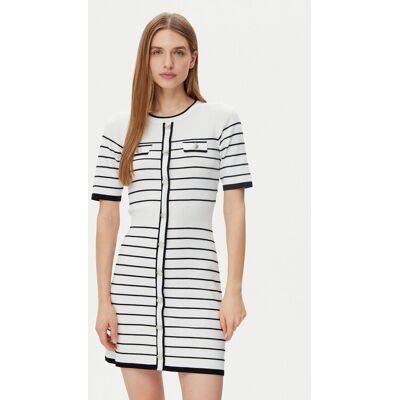 Morgan Strickkleid 251-RMELIN Weiß Regular Fit L female Morgan Strickkleid 251-RMELIN Weiß Regular Fit L female