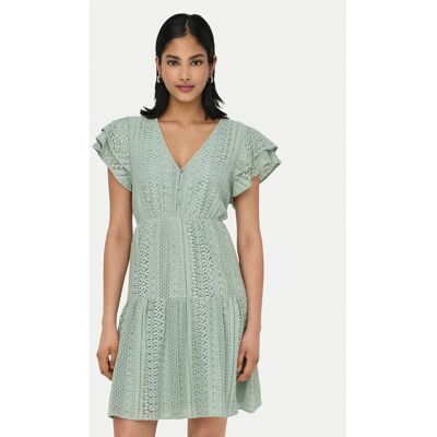 ONLY Sommerkleid Helena 15303058 Hellgrün Regular Fit S female ONLY Sommerkleid Helena 15303058 Hellgrün Regular Fit S female
