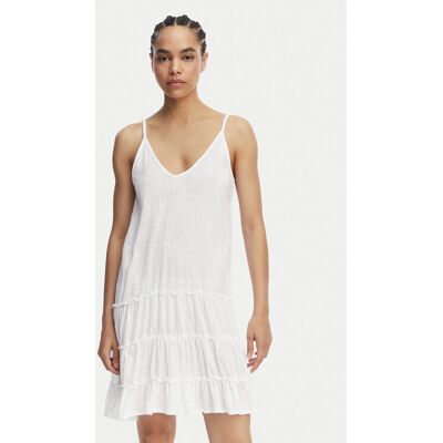 Banana Moon Sommerkleid Dona Tafalia LTL10 Weiß Regular Fit S female Banana Moon Sommerkleid Dona Tafalia LTL10 Weiß Regular Fit S female