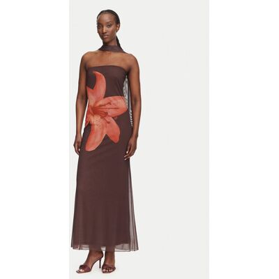 Vero Moda Sommerkleid Rosetta 10356030 Dunkelbraun Regular Fit M female Vero Moda Sommerkleid Rosetta 10356030 Dunkelbraun Regular Fit M female