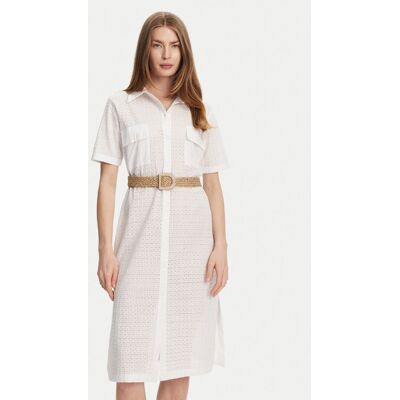 Selmark Hemdkleid BC133 Weiß Regular Fit XL female Selmark Hemdkleid BC133 Weiß Regular Fit XL female