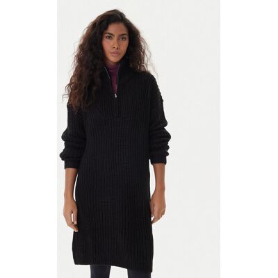 Roxy Strickkleid Home Again SD ERJKD03535 Schwarz Regular Fit M_L unisex Roxy Strickkleid Home Again SD ERJKD03535 Schwarz Regular Fit M_L unisex