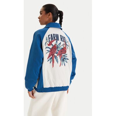 adidas Sweatshirt Farm Rio Premium KD2195 Blau Oversize S female adidas Sweatshirt Farm Rio Premium KD2195 Blau Oversize S female