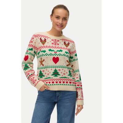 Vero Moda Pullover New Christmas 10334011 Bunt Regular Fit S female Vero Moda Pullover New Christmas 10334011 Bunt Regular Fit S female