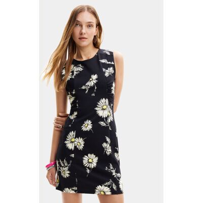 Desigual Sommerkleid Lorena 24SWVK18 Schwarz Regular Fit XL female Desigual Sommerkleid Lorena 24SWVK18 Schwarz Regular Fit XL female