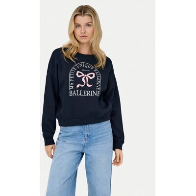ONLY Sweatshirt 15254183 Dunkelblau Loose Fit L female ONLY Sweatshirt 15254183 Dunkelblau Loose Fit L female