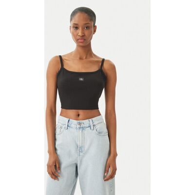 Calvin Klein Jeans Top LV047F221G Schwarz Slim Fit XL female Calvin Klein Jeans Top LV047F221G Schwarz Slim Fit XL female