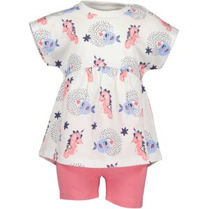 Blue Seven Set T-Shirt und Shorts 914519 X Weiß Regular Fit 68 female Blue Seven Set T-Shirt und Shorts 914519 X Weiß Regular Fit 68 female