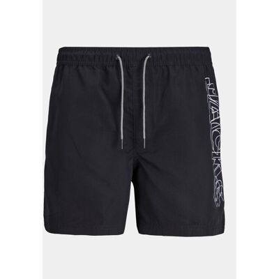 Jack & Jones Junior Badeshorts Fiji 12253748 Schwarz Regular Fit 128 male Jack & Jones Junior Badeshorts Fiji 12253748 Schwarz Regular Fit 128 male