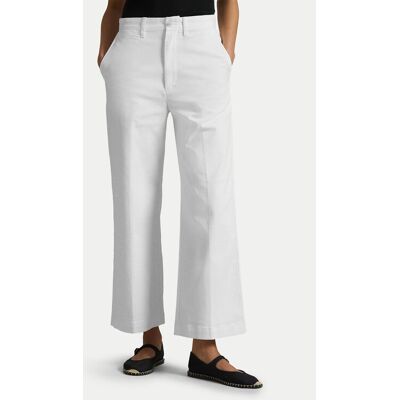 Polo Ralph Lauren Weite-Hose - Weiß - Freizeithose Polo Ralph Lauren Weite-Hose - Weiß - Freizeithose
