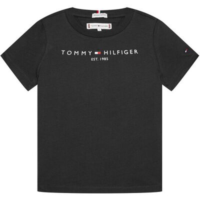 Tommy Hilfiger T-Shirt Essential KS0KS00210 Schwarz Regular Fit 10Y male Tommy Hilfiger T-Shirt Essential KS0KS00210 Schwarz Regular Fit 10Y male