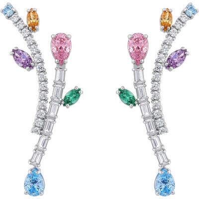 Swarovski Ohrringe 5737426 Silberfarben NOSIZE female Swarovski Ohrringe 5737426 Silberfarben NOSIZE female