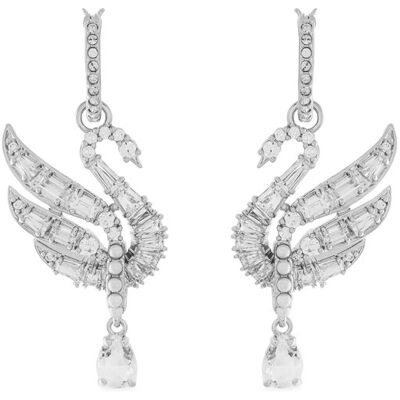 Swarovski Ohrringe Swan 5723388 Silberfarben NOSIZE female Swarovski Ohrringe Swan 5723388 Silberfarben NOSIZE female