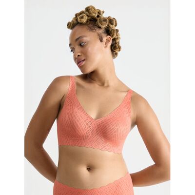 Sloggi BH ohne Bügel Zero Feel Bliss 10219688 Orange M_PLUS female Sloggi BH ohne Bügel Zero Feel Bliss 10219688 Orange M_PLUS female