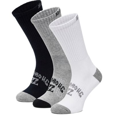 Billabong Lange Socken AS_BILLABONG_01W_SS25 (3-PACK) Grau 39_42 male Billabong Lange Socken AS_BILLABONG_01W_SS25 (3-PACK) Grau 39_42 male