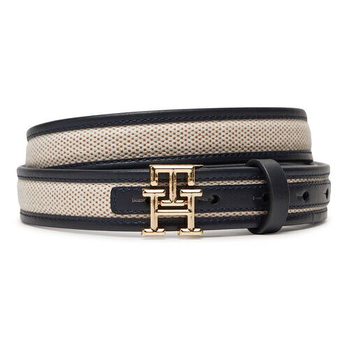 Tommy Hilfiger Damengürtel Th Logo 2.5 Canvas AW0AW17249 Dunkelblau 85 female