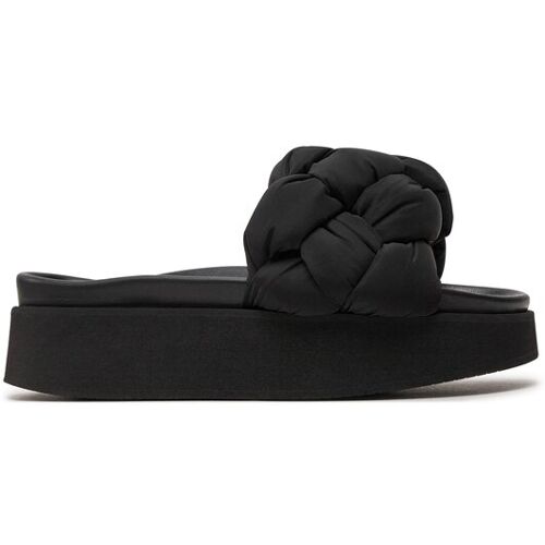 Inuikii Pantoletten Puffer Braided 70103-177 Schwarz 38 female