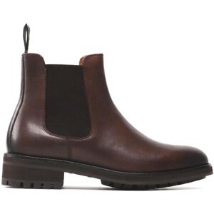 Polo Ralph Lauren Bryson Braune Leder Casual Stiefel - Stiefel Polo Ralph Lauren Bryson Braune Leder Casual Stiefel - Stiefel