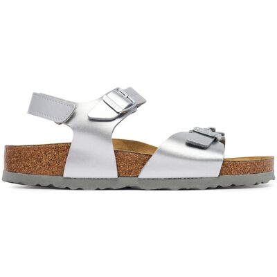 Birkenstock Sandalen Rio As Flowers 1031702 D Silberfarben 36 female Birkenstock Sandalen Rio As Flowers 1031702 D Silberfarben 36 female