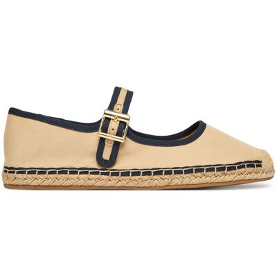 Tommy Hilfiger Espadrilles Buckle Maryjane Espadrille FW0FW09239 Braun 38 female Tommy Hilfiger Espadrilles Buckle Maryjane Espadrille FW0FW09239 Braun 38 female