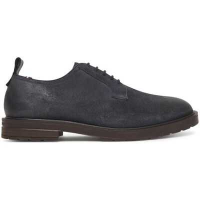 Tommy Hilfiger Halbschuhe Cleated Derby FM0FM05770 Dunkelblau 40 male Tommy Hilfiger Halbschuhe Cleated Derby FM0FM05770 Dunkelblau 40 male