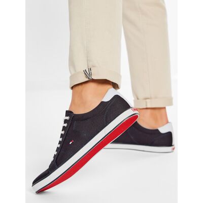 Tommy Hilfiger Sneakers aus Stoff Harlow 1D FM0FM00596 Dunkelblau 44 male Tommy Hilfiger Sneakers aus Stoff Harlow 1D FM0FM00596 Dunkelblau 44 male