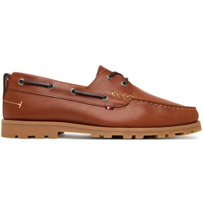Tommy Hilfiger Mokassins Light Lth FM0FM05746 Braun 42 male Tommy Hilfiger Mokassins Light Lth FM0FM05746 Braun 42 male