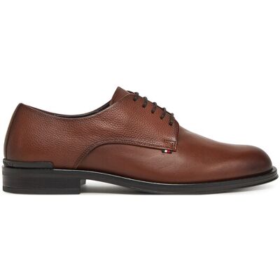 Tommy Hilfiger Halbschuhe Core Hilfiger Leather Shoe FM0FM05375 Braun 44 male Tommy Hilfiger Halbschuhe Core Hilfiger Leather Shoe FM0FM05375 Braun 44 male
