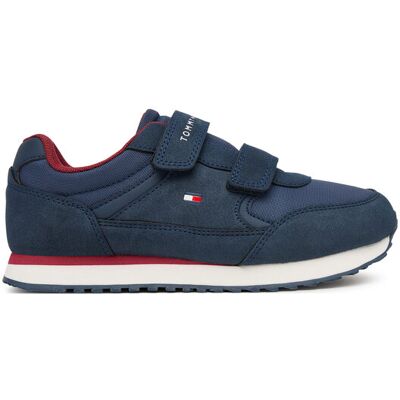 Tommy Hilfiger Sneakers Low Cut Velcro Sneaker T1X9-35253-1960 S Dunkelblau 32 male Tommy Hilfiger Sneakers Low Cut Velcro Sneaker T1X9-35253-1960 S Dunkelblau 32 male