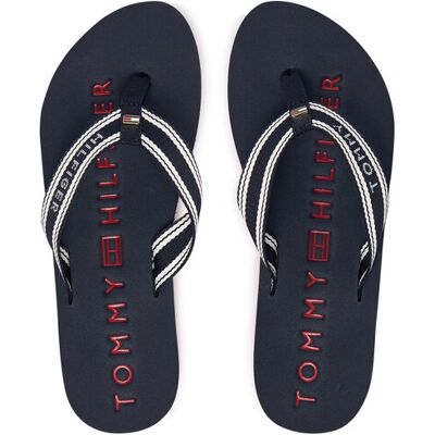 Tommy Hilfiger Zehentrenner Th Webbing Summer Sandal FW0FW09193 Dunkelblau 37 female Tommy Hilfiger Zehentrenner Th Webbing Summer Sandal FW0FW09193 Dunkelblau 37 female