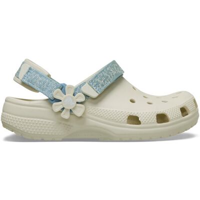 Crocs Pantoletten Clsc Dnm Flwr Adj BackstrapCgK 212511 Grau 30_31 male Crocs Pantoletten Clsc Dnm Flwr Adj BackstrapCgK 212511 Grau 30_31 male
