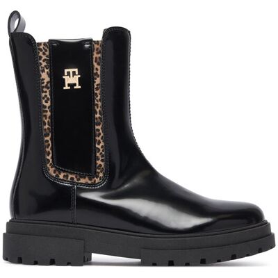 Tommy Hilfiger Stiefeletten T4A5-35175-1453999 S Schwarz 34 female Tommy Hilfiger Stiefeletten T4A5-35175-1453999 S Schwarz 34 female