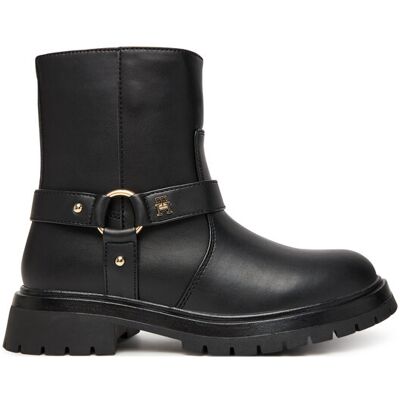 Tommy Hilfiger Stiefeletten T3A5-34021-1355999 Schwarz 35 female Tommy Hilfiger Stiefeletten T3A5-34021-1355999 Schwarz 35 female