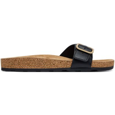Tommy Hilfiger Pantoletten Cork Footbed Slip-On Sandals FW0FW09344 Schwarz 36 female Tommy Hilfiger Pantoletten Cork Footbed Slip-On Sandals FW0FW09344 Schwarz 36 female