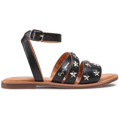 Pepe Jeans Sandalen Irma Studs PGS90176 Schwarz 33 female Pepe Jeans Sandalen Irma Studs PGS90176 Schwarz 33 female