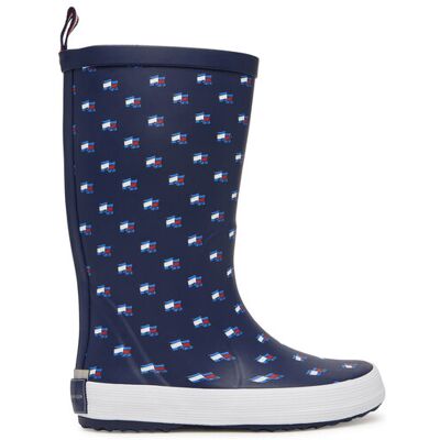 Tommy Hilfiger Gummistiefel Rain Boot T3XC-33922-1846 S Dunkelblau 28 unisex Tommy Hilfiger Gummistiefel Rain Boot T3XC-33922-1846 S Dunkelblau 28 unisex