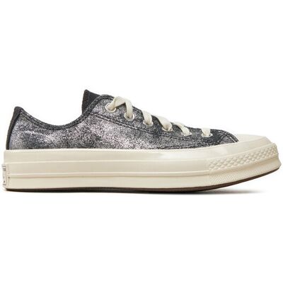 Converse Sneakers aus Stoff Chuck 70 Suede Shimmer Ox A10379C Grau 36_5 female Converse Sneakers aus Stoff Chuck 70 Suede Shimmer Ox A10379C Grau 36_5 female