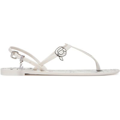 KARL LAGERFELD Sandalen Jelly KL80002G Weiß 37 female KARL LAGERFELD Sandalen Jelly KL80002G Weiß 37 female