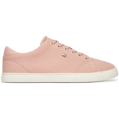 Tommy Hilfiger Sneakers aus Stoff Th Low Profile Vulc Canvas FW0FW09102 Rosa 37 female Tommy Hilfiger Sneakers aus Stoff Th Low Profile Vulc Canvas FW0FW09102 Rosa 37 female